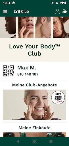 Android application The Body Shop Schweiz screenshort