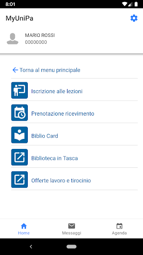 MyUniPa Screen 3