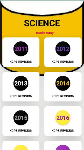 Android application Kcpe Science Revision screenshort