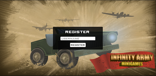 Android application infinity army minigames - PLG screenshort
