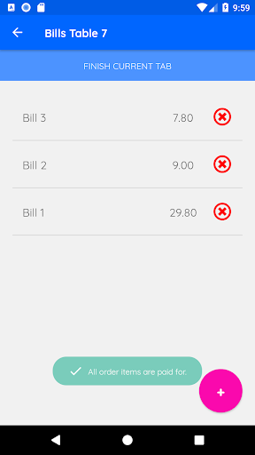Waiter Assist Screen 2