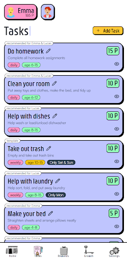 Kidodo: Kids Rewards & Growth Screenshot 2 - AppWisp.com