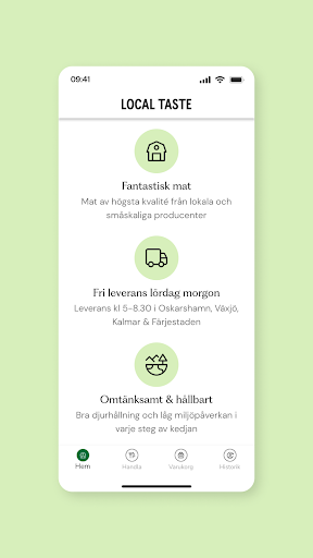 Local taste Screen 3