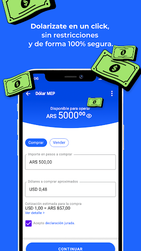 Banza: Inversiones, dólar MEP Screen 3
