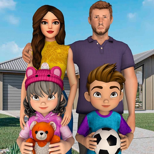 Virtual Dad Family Life Game