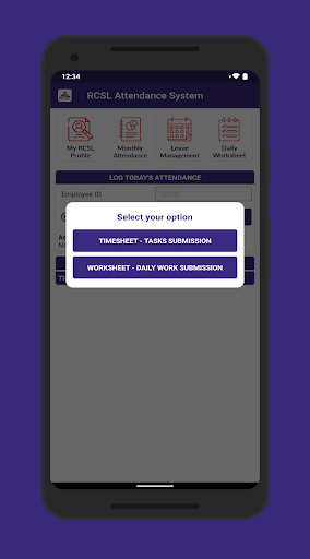 EAS - Employee Attendance Syst Screen 3