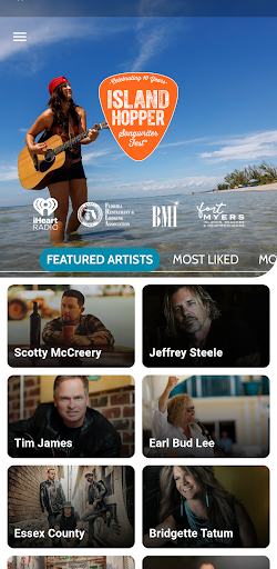 Android application Island Hopper Songwriter Fest screenshort