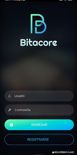 Android application Bitacore screenshort