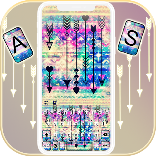 Galaxy Arrows Keyboard Theme logo