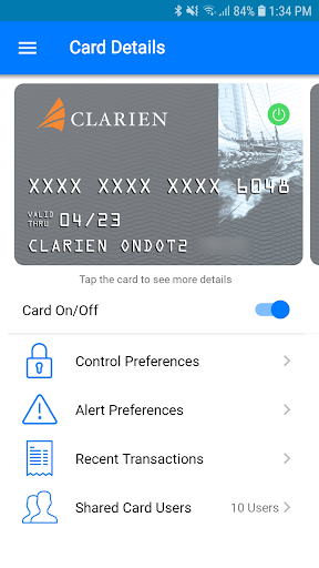 Clarien Card Alerts & Controls Screenshot 4 - AppWisp.com