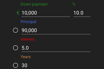 Mortgage calculator
