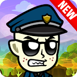 Bad Cop in The Jungle: Super Police Adventure Surf icon
