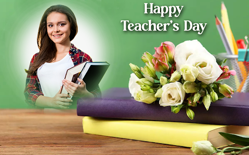 Android application Teacher's Day Photo Frames screenshort
