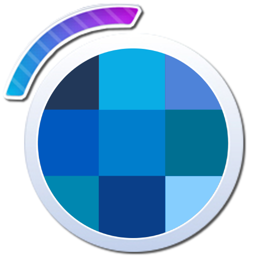 Blue color wallpapers logo