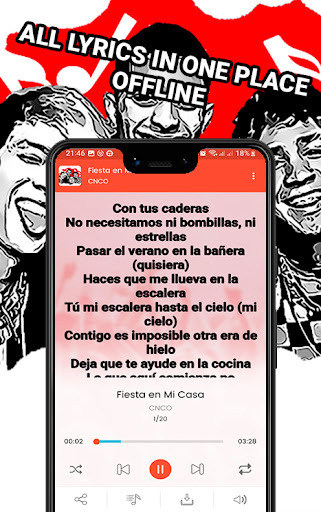 CNCO Musica Lyrics Screen 2