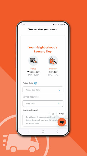 CD One Laundry & Dry Cleaning Screen 2