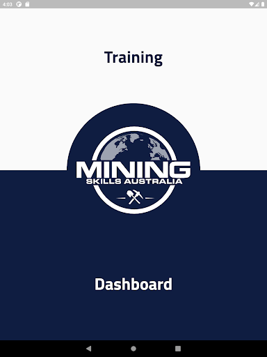 Android application Mining Skills Training screenshort