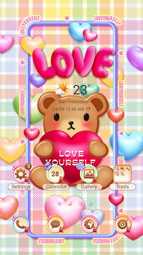 Android application My Little Bear - Wallpaper screenshort