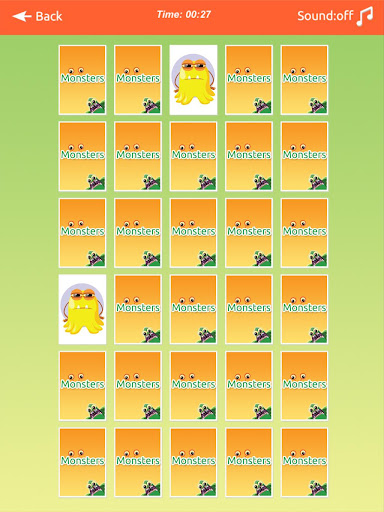 Monsters Memory Match