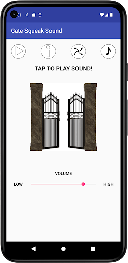 Android application Gate Squeak Sound screenshort