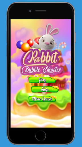 Android application Rabbit Bubble Shooter screenshort