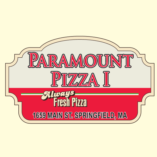 Paramount Pizza 1 Springfield logo