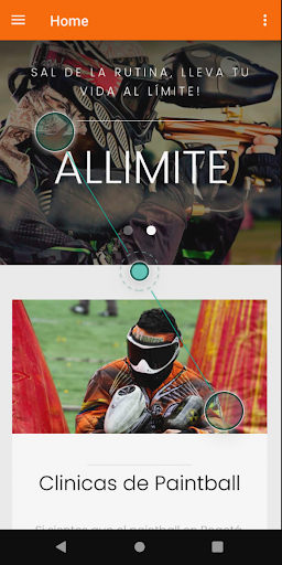 Android application Allimite screenshort