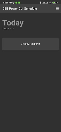 CEB Power Cut Schedules Screen 2