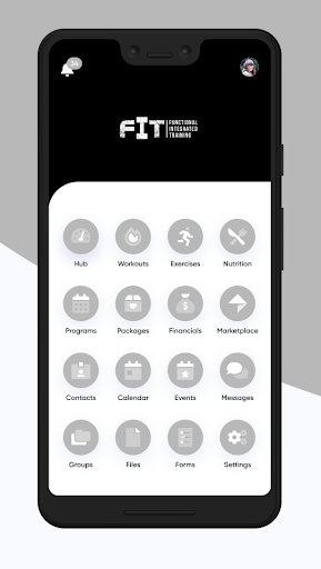 Android application F.I.T. screenshort