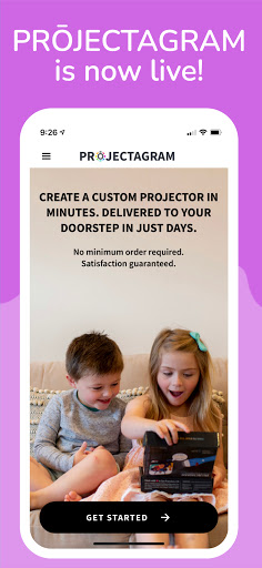 Android application Prōjectagram screenshort