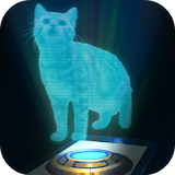 Cat 3D Hologram Simulator icon