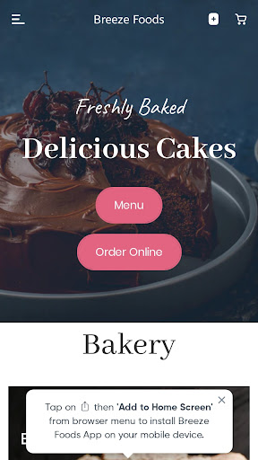 Breeze Foods Screen 2