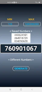 Random Number Generator