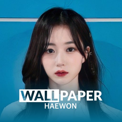 HAEWON (NMIXX) HD Wallpaper logo