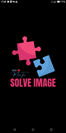Android application SOLVE IMAGE screenshort