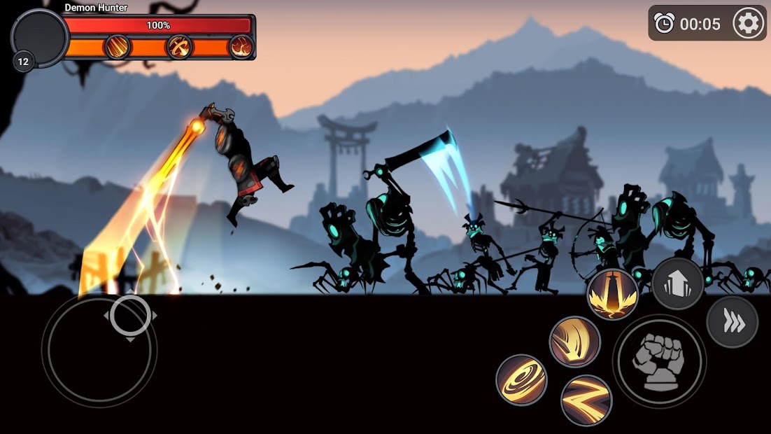 Capture 7 Stickman Master: League Of Shadow - Ninja Fight android