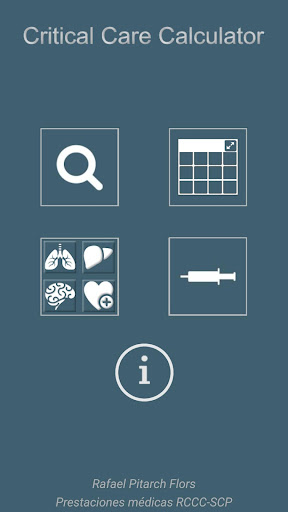 Critical Care Calculator Screen 2