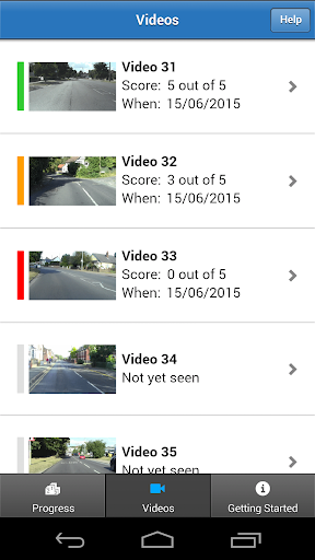 DT4A Hazard Perception Vol 5 Screen 3