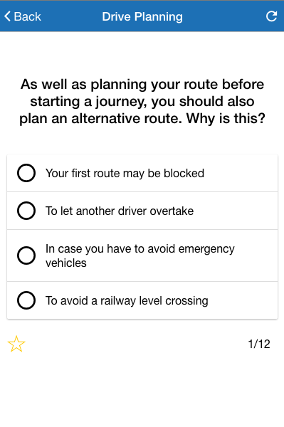 Android application UK Theory Test Free screenshort