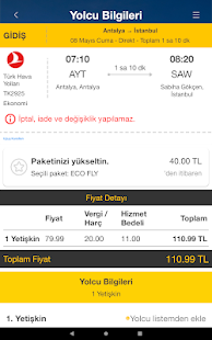 Ucuzabilet - Flight Tickets Varies with device APK screenshots 20