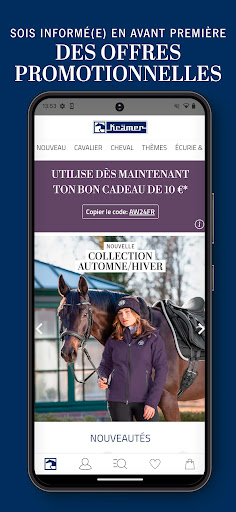 Android application Kramer Equitation screenshort