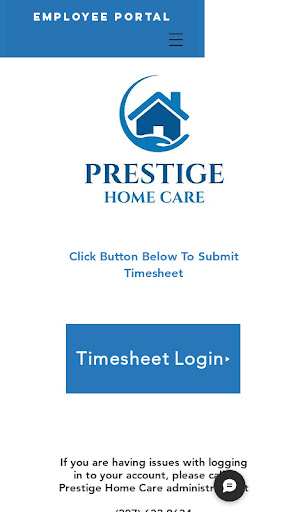 Android application Prestige Employee screenshort