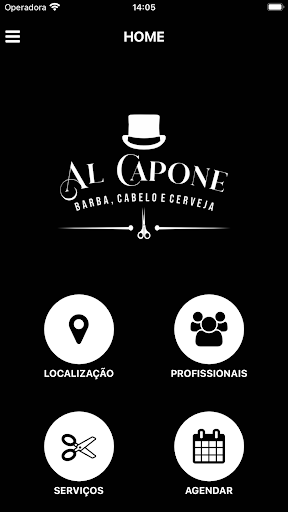 Android application Barbearia Al Capone screenshort