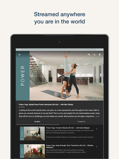 Screenshot of YYOGA at Home