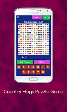 Country Flags Puzzle Game - Screenshot 1