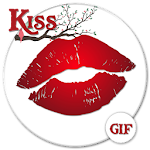 Cover Image of Tải xuống Kiss GIF Collection - Kiss Photo Frame & Greetings  APK