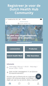 Screenshot 1 Dutch Health Hub Community android