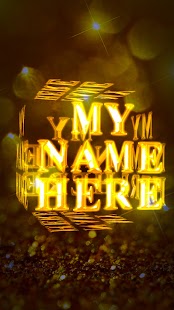 3D My Name Live Wallpaper Screenshot