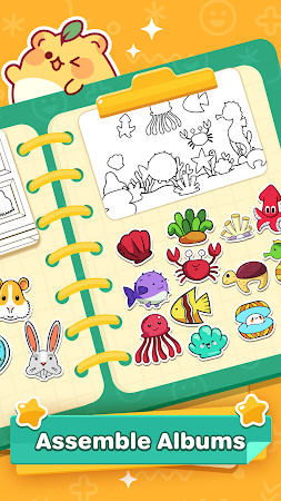 Game screenshot Sticker Merge Factory hack