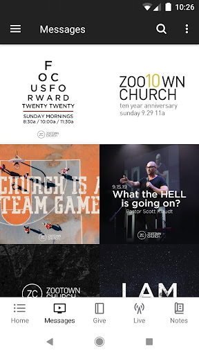 Zootown Church Screen 2